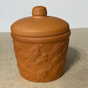 Garlic Chef Cellar and Roaster, Himark, Terra Cotta canister